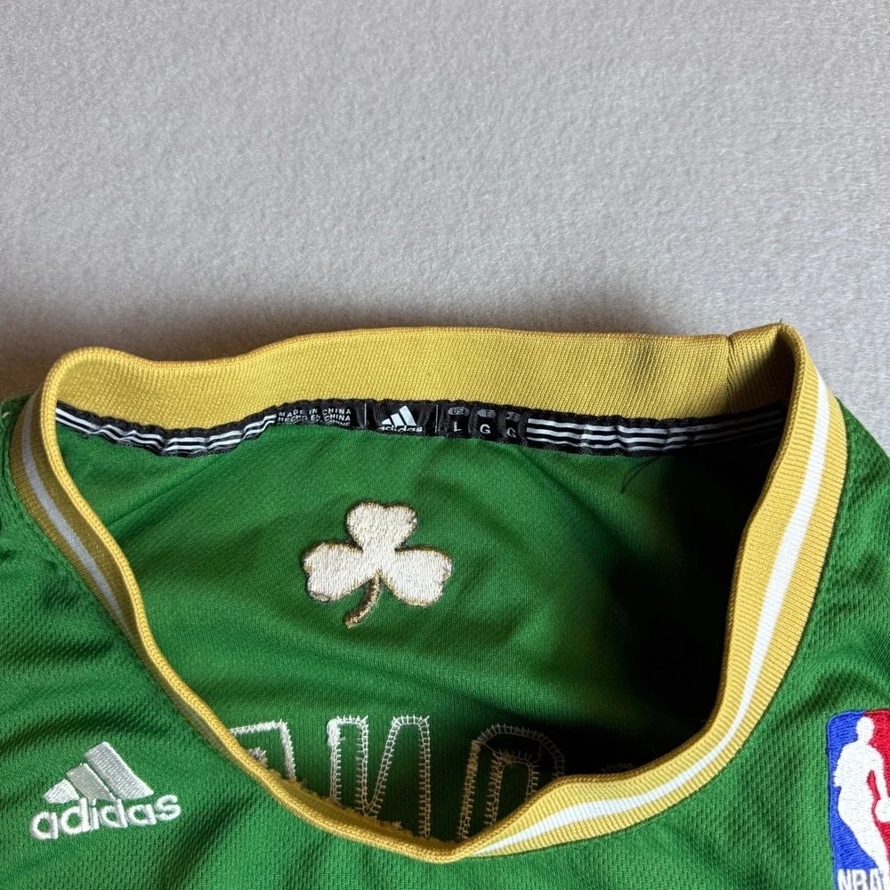 Adidas Boston Celtics Rajon Rondo 9 St Patricks Day Jersey Green Youth Large - Picture 2 of 5